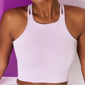 Feel Your Power Crop Top Lilac